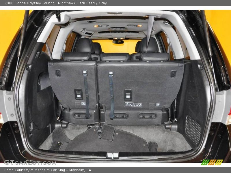 Nighthawk Black Pearl / Gray 2008 Honda Odyssey Touring