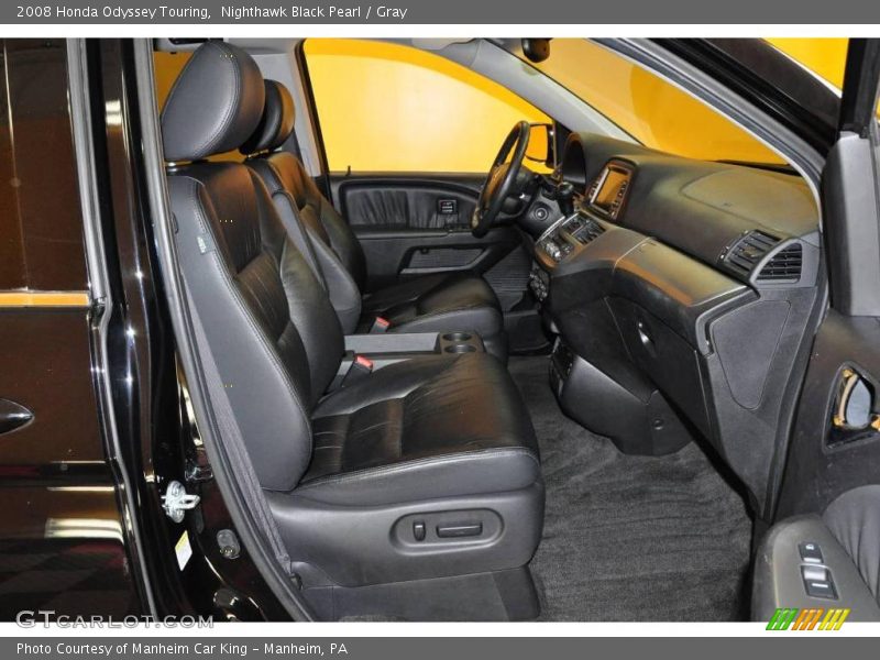 Nighthawk Black Pearl / Gray 2008 Honda Odyssey Touring