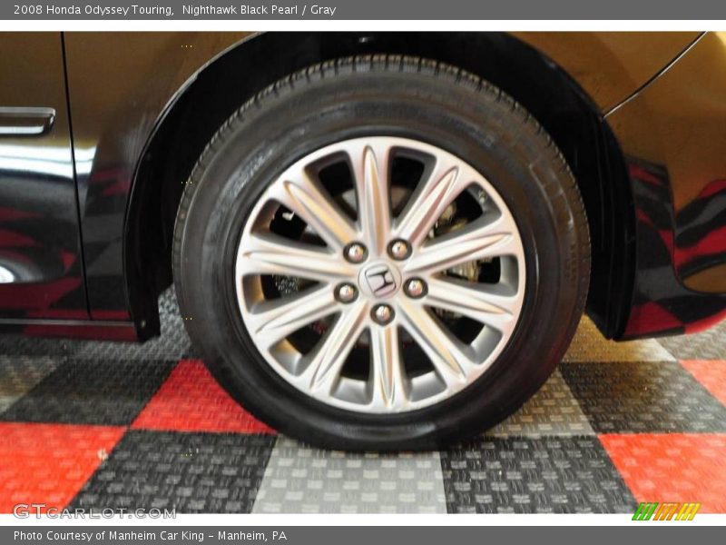 Nighthawk Black Pearl / Gray 2008 Honda Odyssey Touring