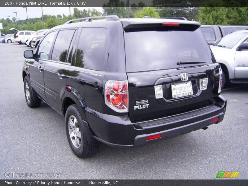 Formal Black / Gray 2007 Honda Pilot EX-L