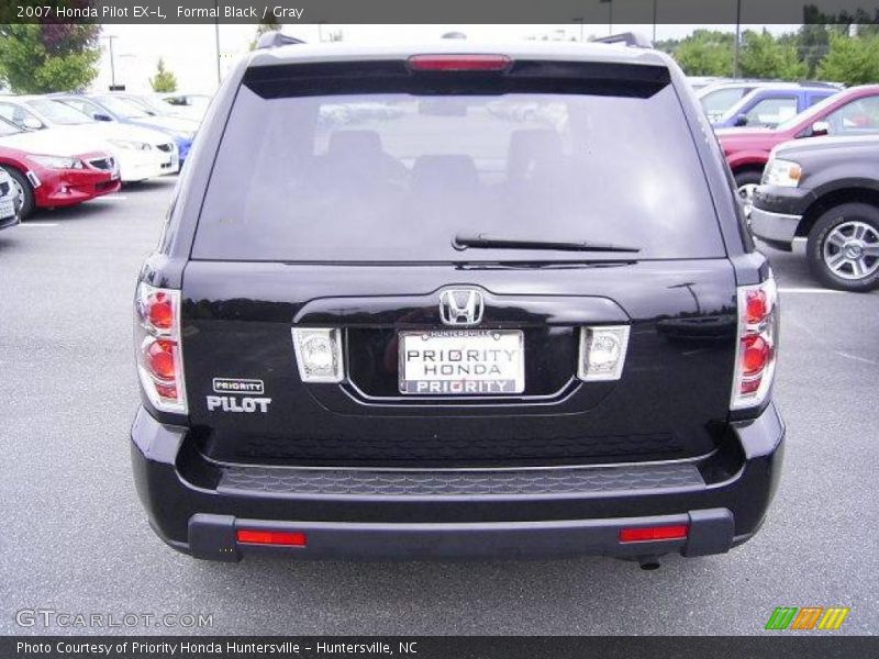 Formal Black / Gray 2007 Honda Pilot EX-L