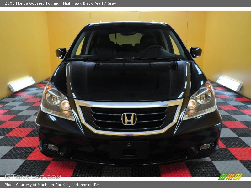 Nighthawk Black Pearl / Gray 2008 Honda Odyssey Touring