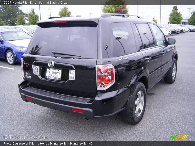 Formal Black / Gray 2007 Honda Pilot EX-L