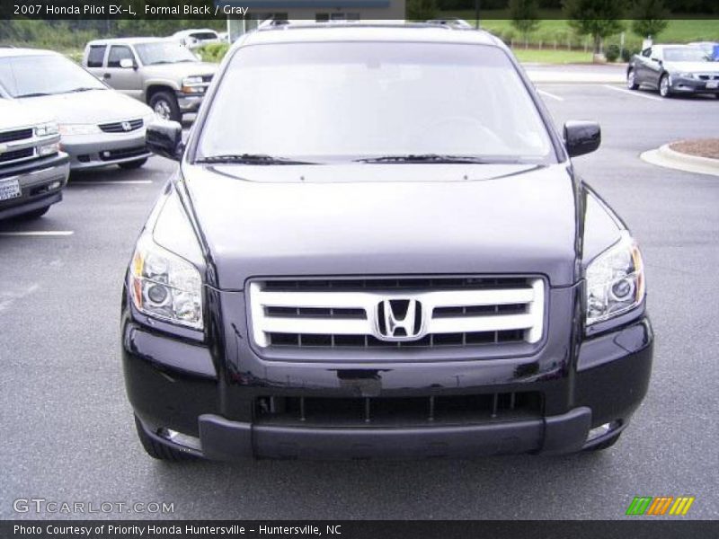 Formal Black / Gray 2007 Honda Pilot EX-L