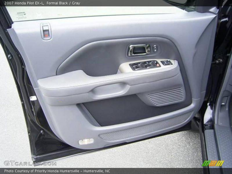 Formal Black / Gray 2007 Honda Pilot EX-L