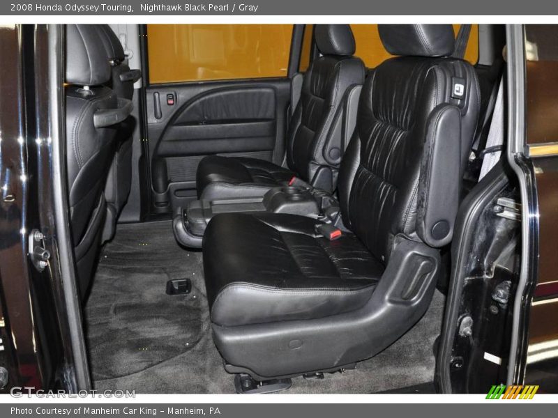 Nighthawk Black Pearl / Gray 2008 Honda Odyssey Touring