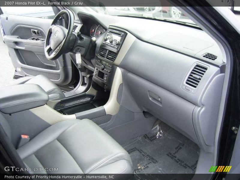 Formal Black / Gray 2007 Honda Pilot EX-L