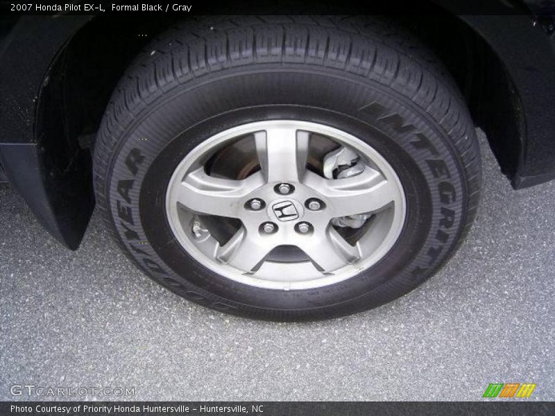 Formal Black / Gray 2007 Honda Pilot EX-L