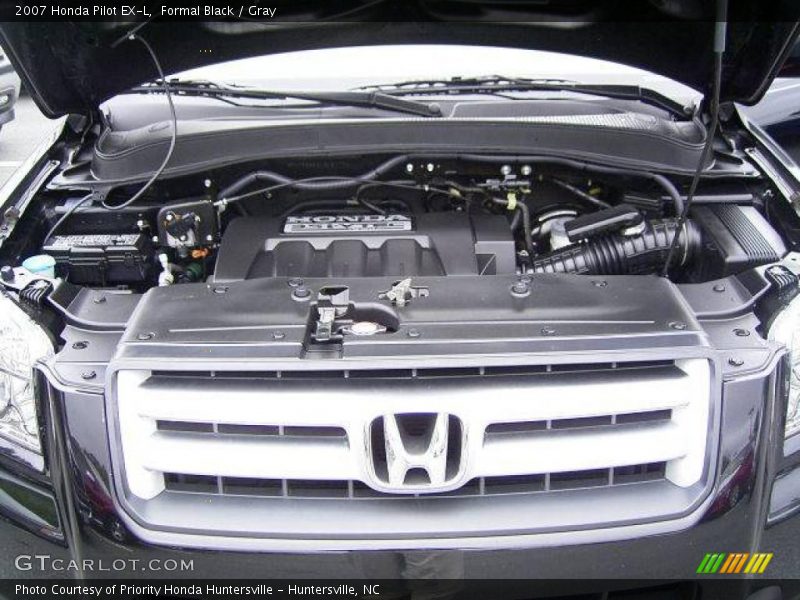 Formal Black / Gray 2007 Honda Pilot EX-L