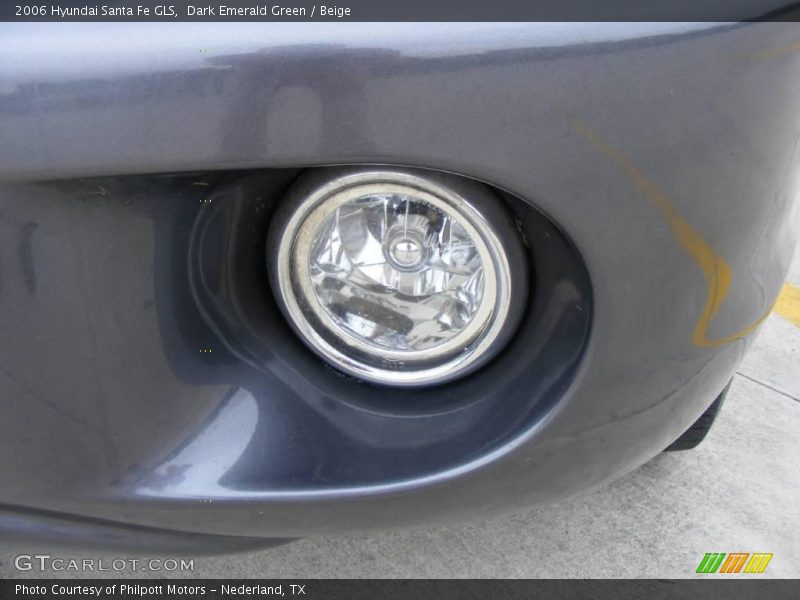 Dark Emerald Green / Beige 2006 Hyundai Santa Fe GLS