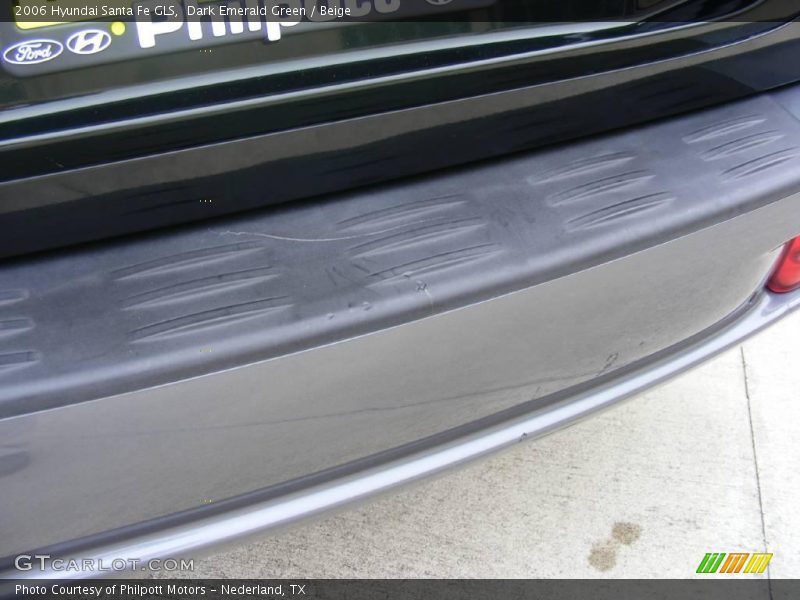 Dark Emerald Green / Beige 2006 Hyundai Santa Fe GLS