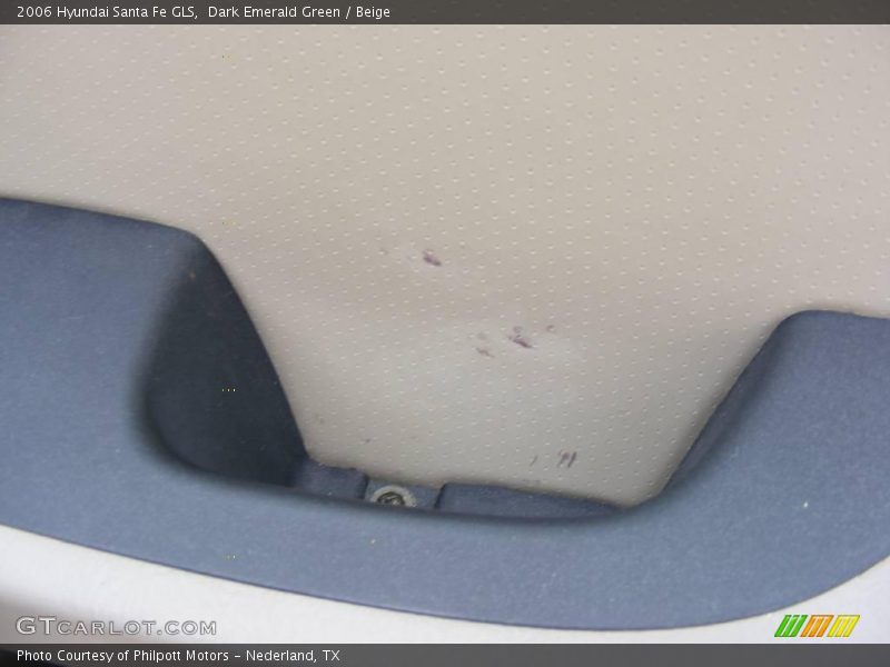 Dark Emerald Green / Beige 2006 Hyundai Santa Fe GLS