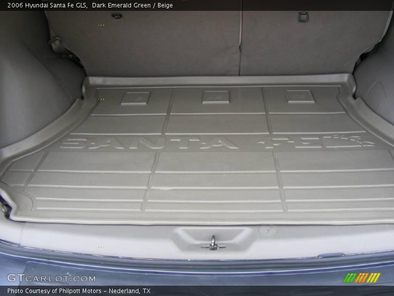 Dark Emerald Green / Beige 2006 Hyundai Santa Fe GLS