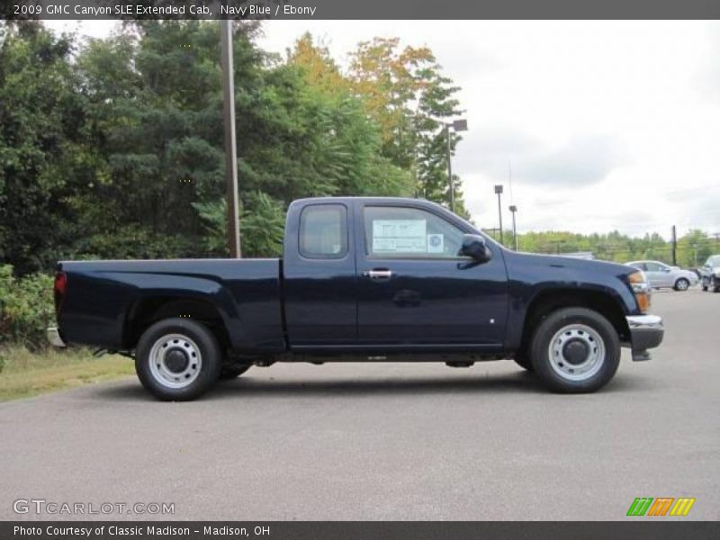 Navy Blue / Ebony 2009 GMC Canyon SLE Extended Cab