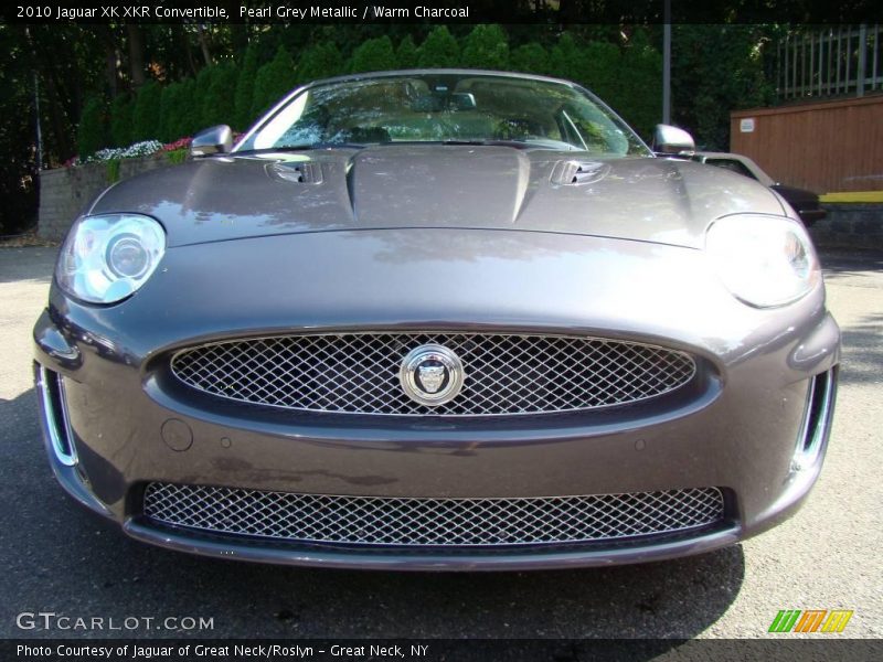 Pearl Grey Metallic / Warm Charcoal 2010 Jaguar XK XKR Convertible