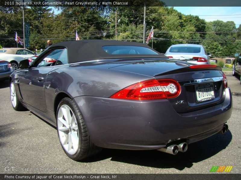 Pearl Grey Metallic / Warm Charcoal 2010 Jaguar XK XKR Convertible