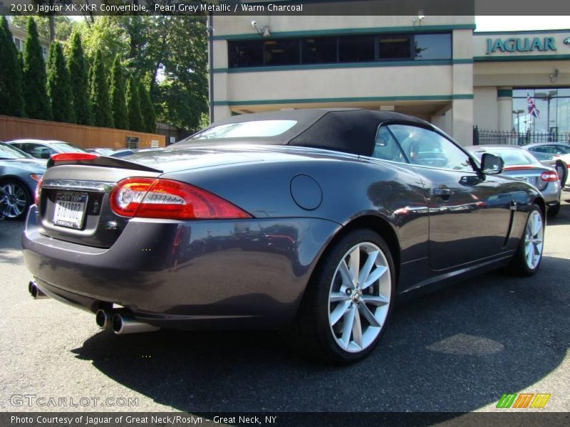 Pearl Grey Metallic / Warm Charcoal 2010 Jaguar XK XKR Convertible