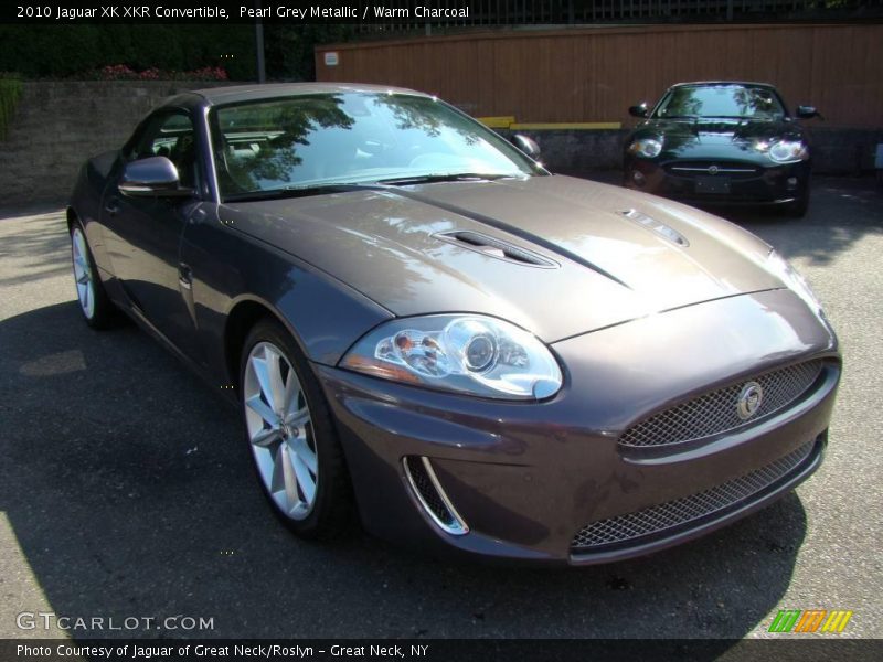 Pearl Grey Metallic / Warm Charcoal 2010 Jaguar XK XKR Convertible