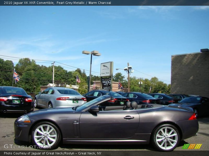 Pearl Grey Metallic / Warm Charcoal 2010 Jaguar XK XKR Convertible