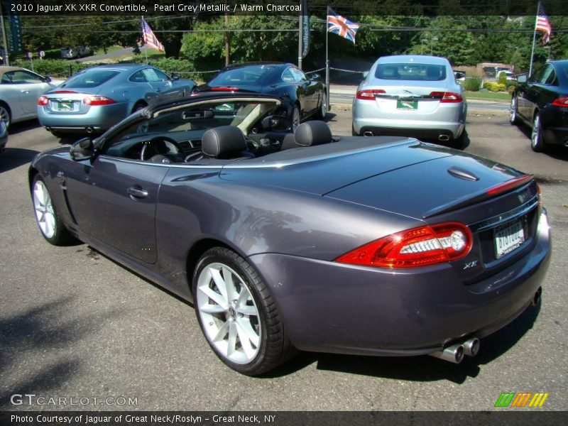 Pearl Grey Metallic / Warm Charcoal 2010 Jaguar XK XKR Convertible