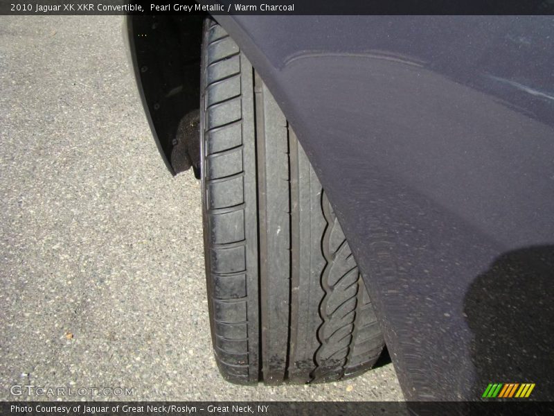 Pearl Grey Metallic / Warm Charcoal 2010 Jaguar XK XKR Convertible