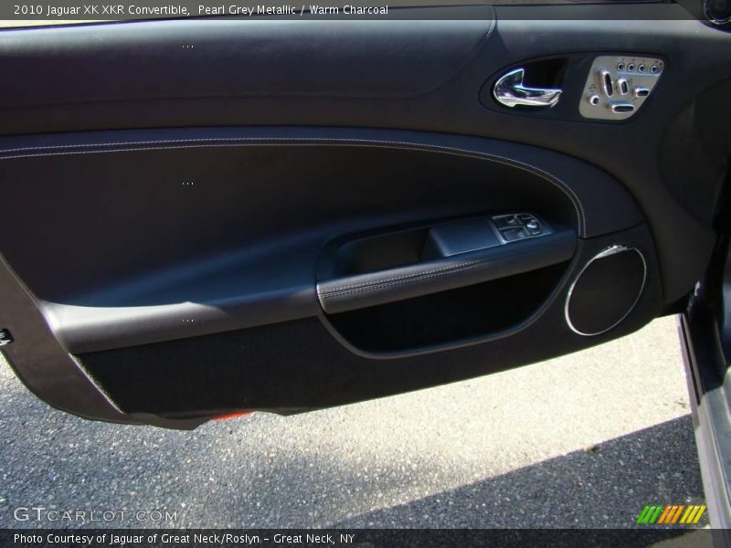 Pearl Grey Metallic / Warm Charcoal 2010 Jaguar XK XKR Convertible