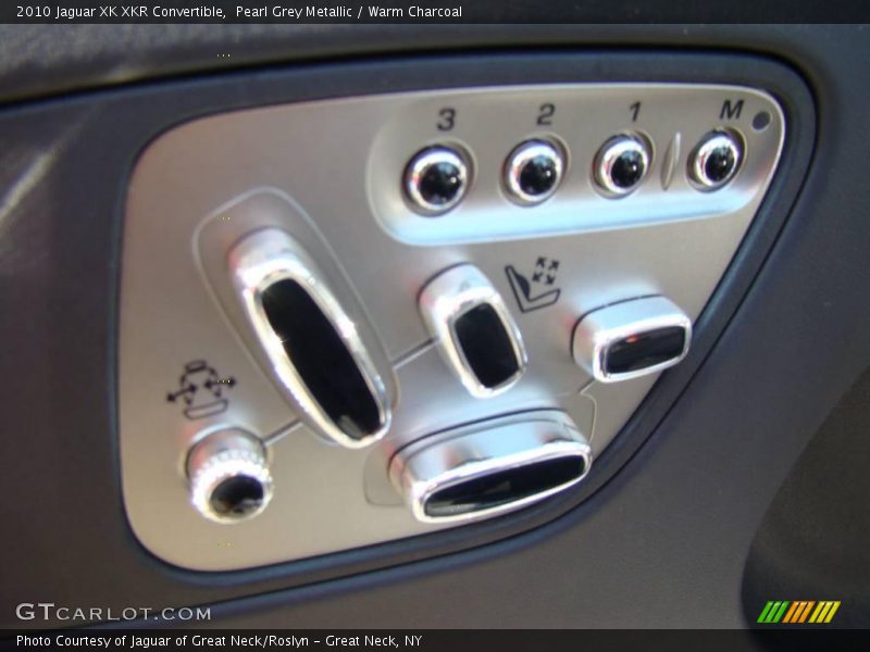 Pearl Grey Metallic / Warm Charcoal 2010 Jaguar XK XKR Convertible