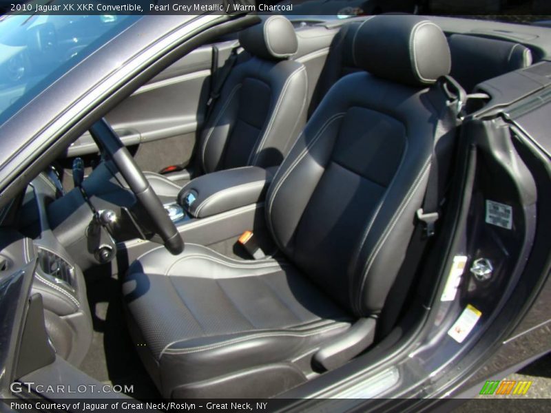 Pearl Grey Metallic / Warm Charcoal 2010 Jaguar XK XKR Convertible