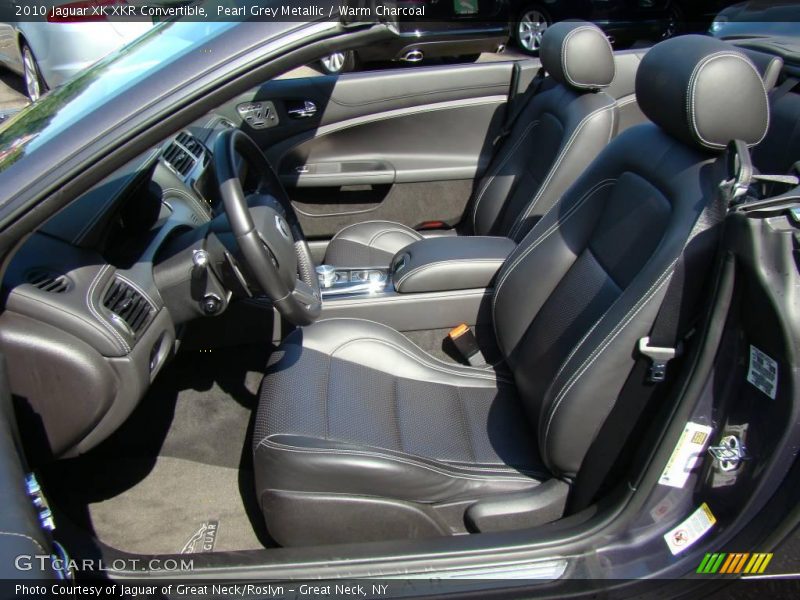 Pearl Grey Metallic / Warm Charcoal 2010 Jaguar XK XKR Convertible