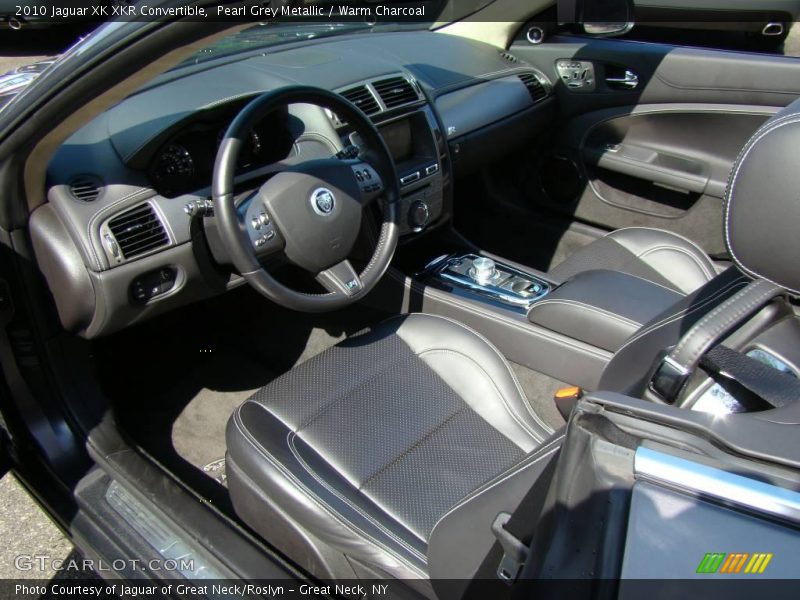 Pearl Grey Metallic / Warm Charcoal 2010 Jaguar XK XKR Convertible