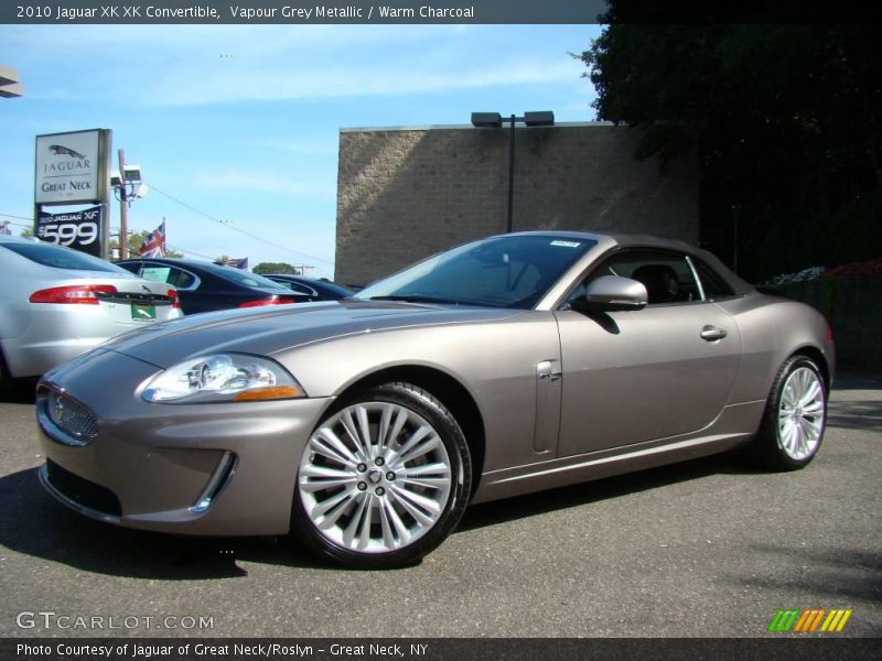 Vapour Grey Metallic / Warm Charcoal 2010 Jaguar XK XK Convertible