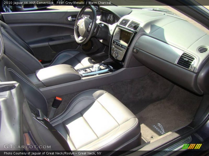 Pearl Grey Metallic / Warm Charcoal 2010 Jaguar XK XKR Convertible