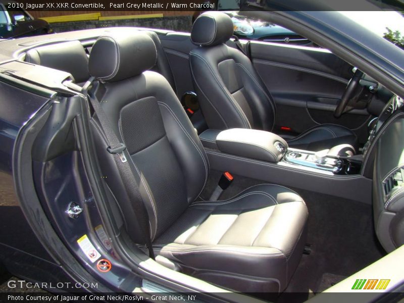 Pearl Grey Metallic / Warm Charcoal 2010 Jaguar XK XKR Convertible