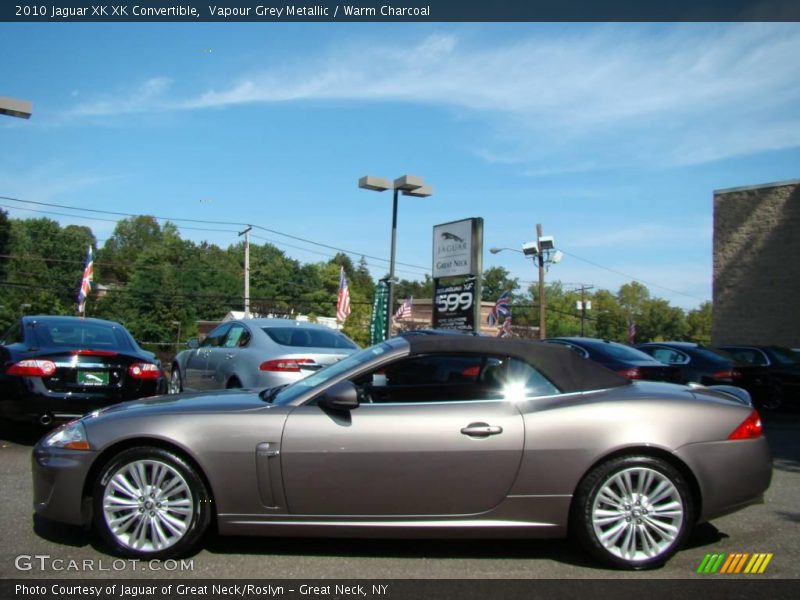 Vapour Grey Metallic / Warm Charcoal 2010 Jaguar XK XK Convertible