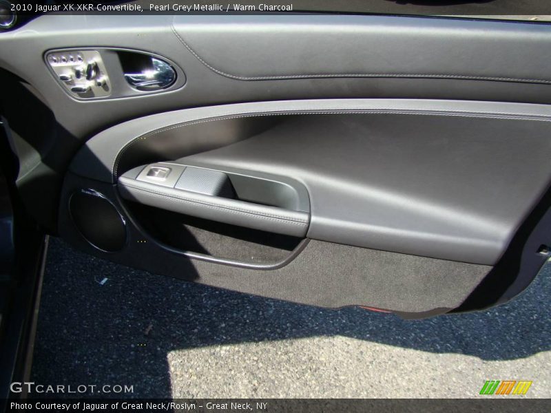 Pearl Grey Metallic / Warm Charcoal 2010 Jaguar XK XKR Convertible