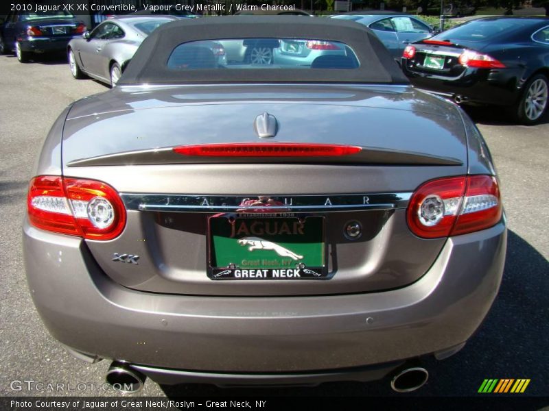 Vapour Grey Metallic / Warm Charcoal 2010 Jaguar XK XK Convertible