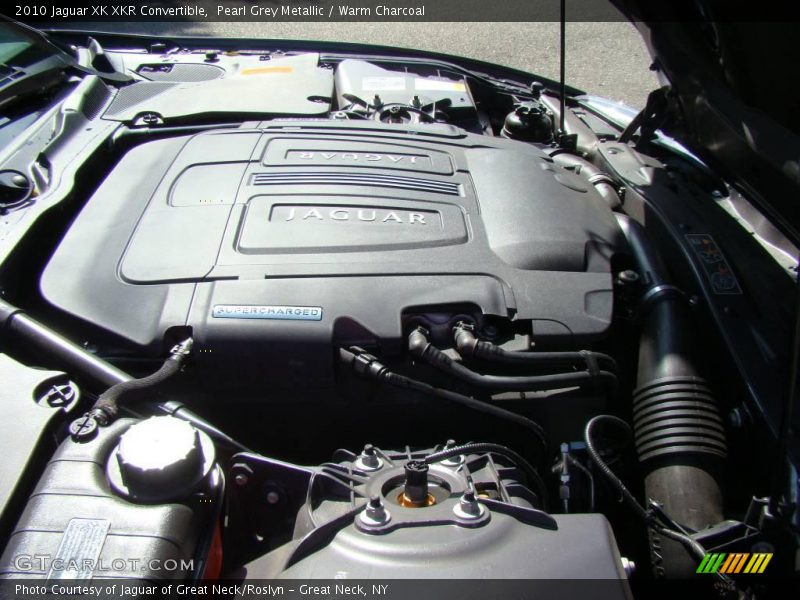 Pearl Grey Metallic / Warm Charcoal 2010 Jaguar XK XKR Convertible