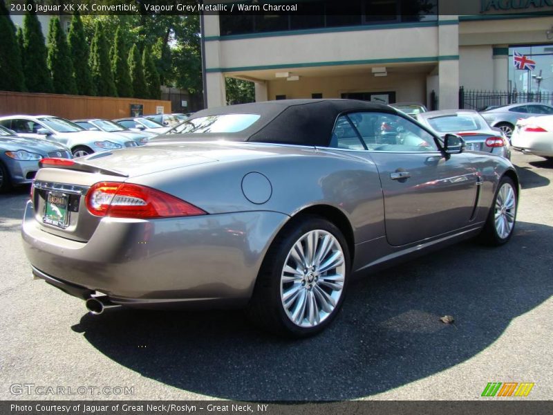 Vapour Grey Metallic / Warm Charcoal 2010 Jaguar XK XK Convertible