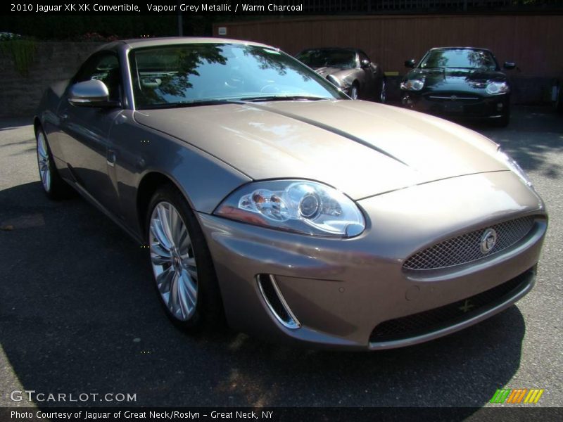 Vapour Grey Metallic / Warm Charcoal 2010 Jaguar XK XK Convertible