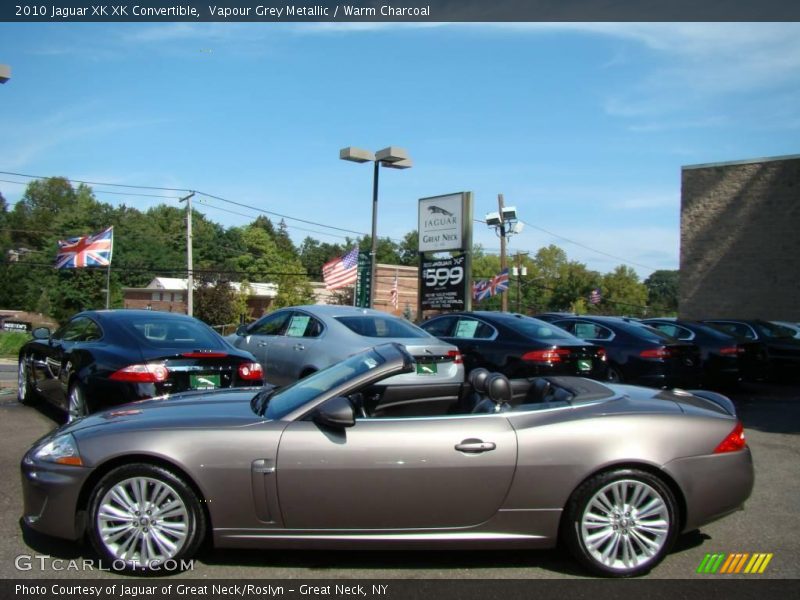 Vapour Grey Metallic / Warm Charcoal 2010 Jaguar XK XK Convertible
