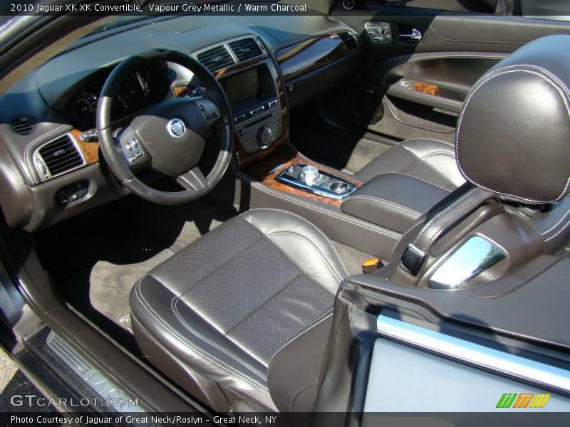 Vapour Grey Metallic / Warm Charcoal 2010 Jaguar XK XK Convertible