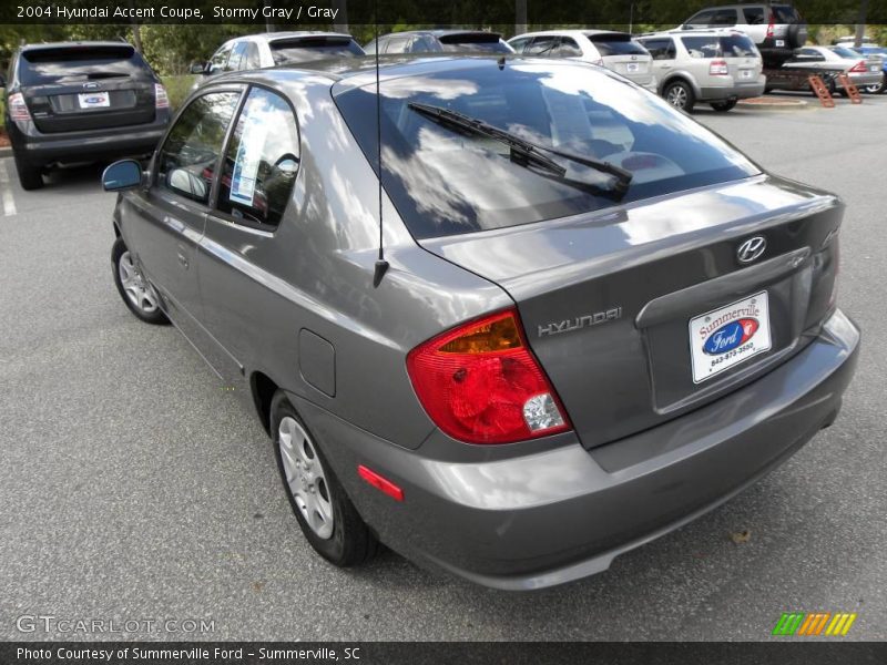 Stormy Gray / Gray 2004 Hyundai Accent Coupe