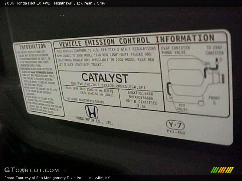 Nighthawk Black Pearl / Gray 2006 Honda Pilot EX 4WD