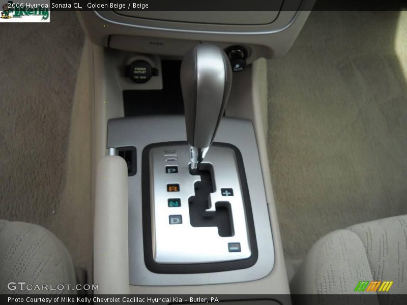 Golden Beige / Beige 2006 Hyundai Sonata GL