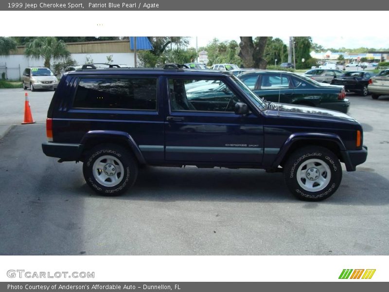 Patriot Blue Pearl / Agate 1999 Jeep Cherokee Sport