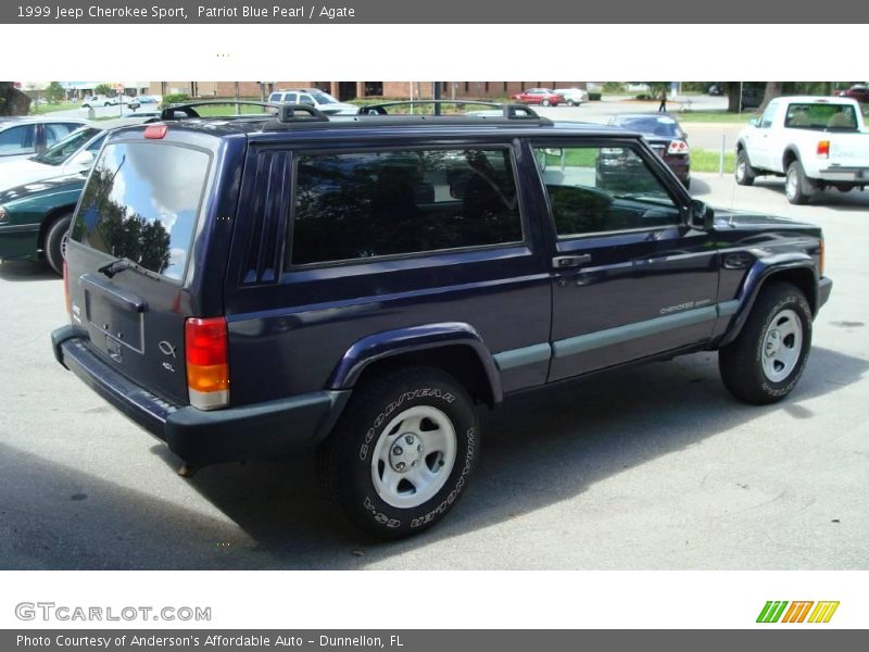 Patriot Blue Pearl / Agate 1999 Jeep Cherokee Sport
