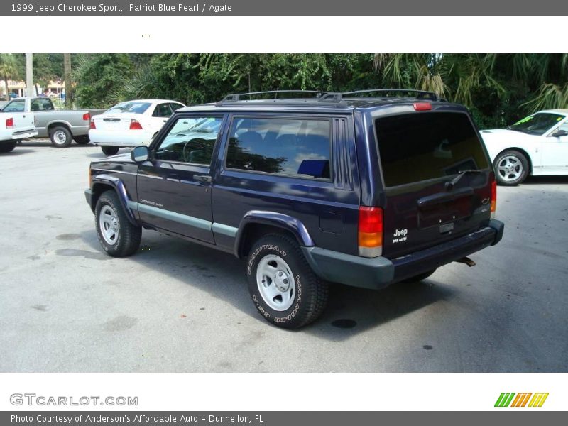 Patriot Blue Pearl / Agate 1999 Jeep Cherokee Sport