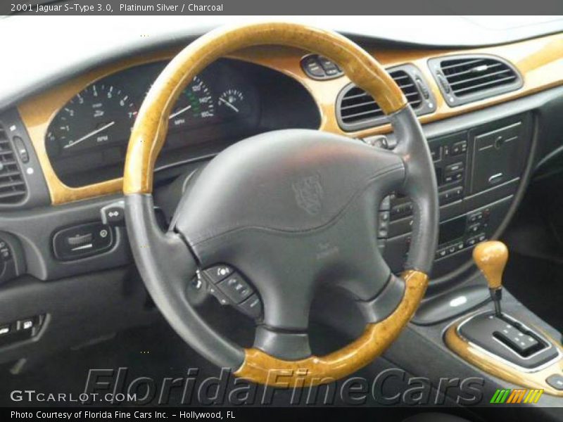 Platinum Silver / Charcoal 2001 Jaguar S-Type 3.0