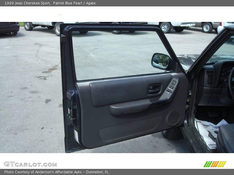 Patriot Blue Pearl / Agate 1999 Jeep Cherokee Sport