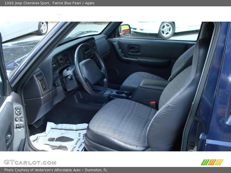 Patriot Blue Pearl / Agate 1999 Jeep Cherokee Sport